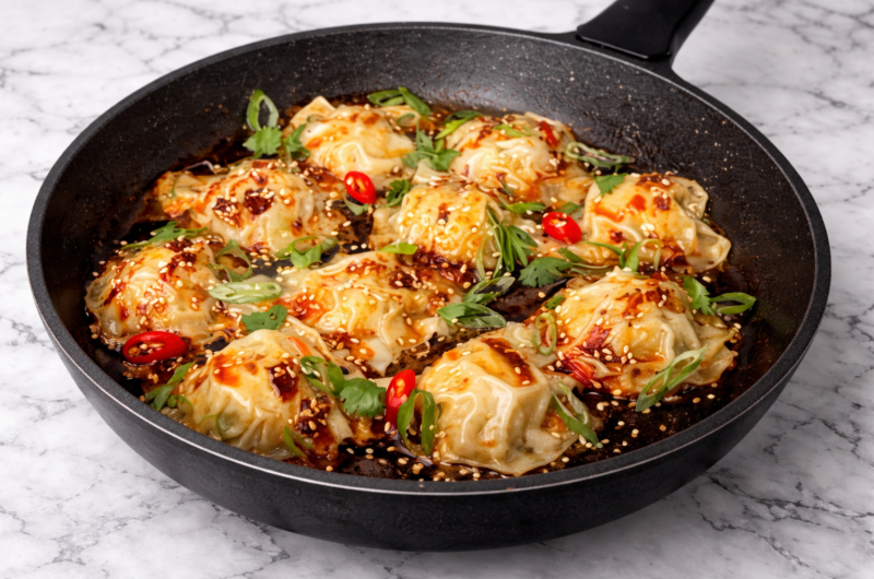One Pan Dumplings