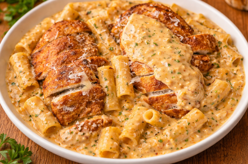 Garlic Parmesan Chicken Pasta